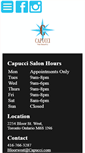 Mobile Screenshot of capucci.com