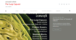 Desktop Screenshot of capucci.org